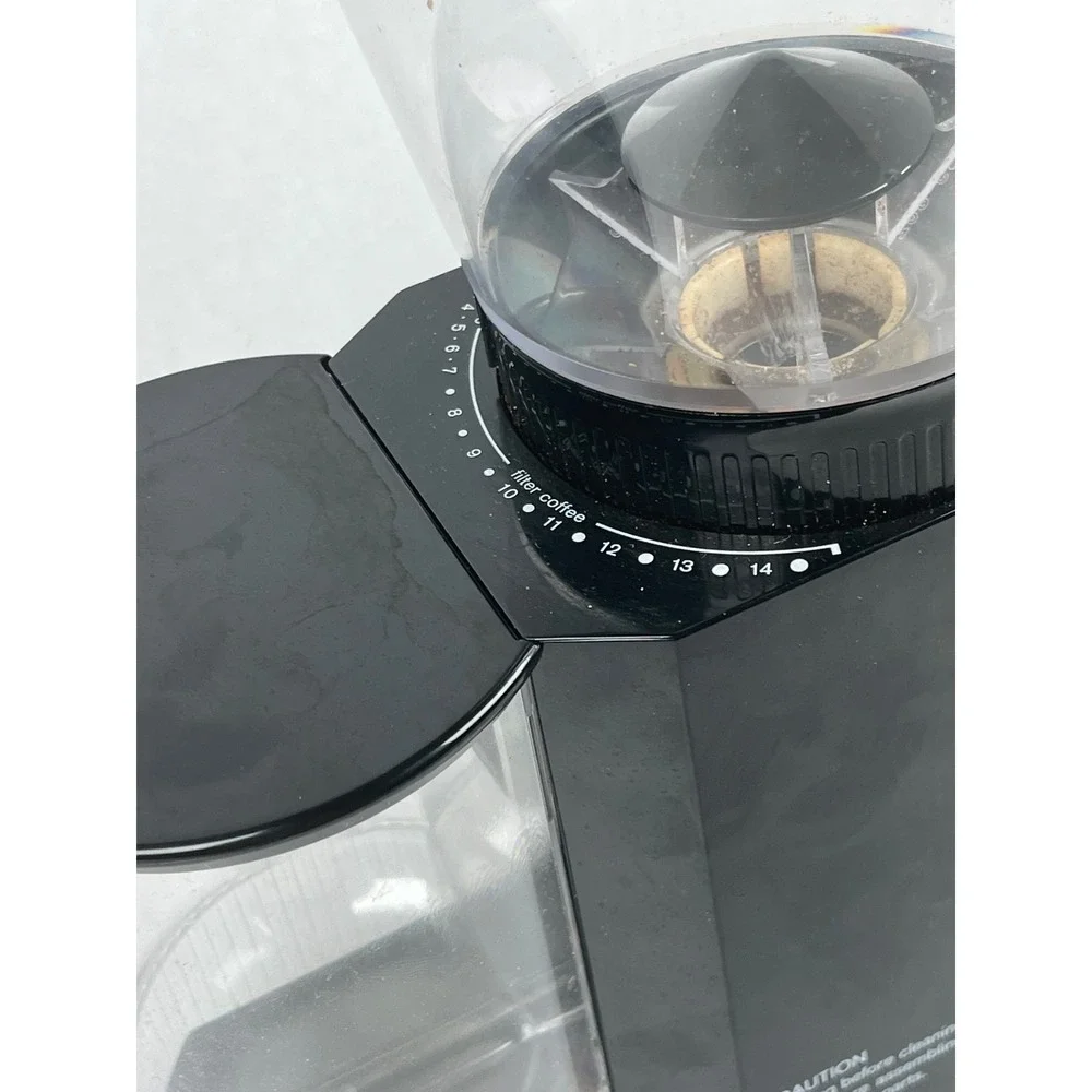 Braun KMM 30 Burr Coffee Grinder Type 3045 Black Aromatic Coffee Mill Timer Dial